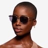 Maui Rose Gold MetalSunglass Frames for Women from EyeBuyDirect
