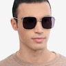 Bora Bora Golden MetalSunglass Frames for Men from EyeBuyDirect