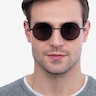 Sun Synapse Black MetalSunglass Frames for Men from EyeBuyDirect