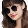 Sun Synapse Brown MetalSunglass Frames for Women from EyeBuyDirect