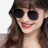 Sun Eight Golden MetalSunglass Frames for Women from EyeBuyDirect