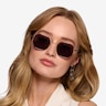 Sun Soar Doré MétalSoleil de Lunette de vue pour Femmes d'EyeBuyDirect
