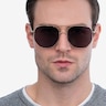 Impossible Golden MetalSunglass Frames for Men from EyeBuyDirect