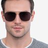 Blaze Golden MetalSunglass Frames for Men from EyeBuyDirect