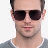 Blaze Black MetalSunglass Frames for Men from EyeBuyDirect