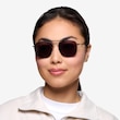 Sun Fame Black MetalSunglass Frames for Women from EyeBuyDirect