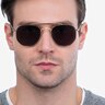 Venture Golden MetalSunglass Frames for Men from EyeBuyDirect