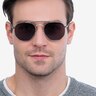 Venture Silver MetalSunglass Frames for Men from EyeBuyDirect