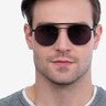 Venture Black MetalSunglass Frames for Men from EyeBuyDirect
