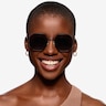 Sun Octave Black MetalSunglass Frames for Women from EyeBuyDirect