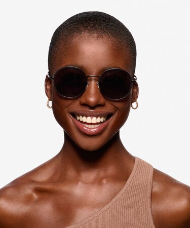 Black Solbada -  Metal Sunglasses