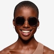 Solbada Black MetalSunglass Frames for Women from EyeBuyDirect