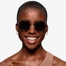 Solbada Black MetalSunglass Frames for Women from EyeBuyDirect