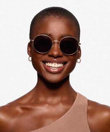 Gold Solbada -  Metal Sunglasses