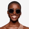 Solbada Gold MetalSunglass Frames for Women from EyeBuyDirect