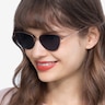 Sun Star Rose Gold MetalSunglass Frames for Women from EyeBuyDirect