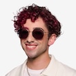 Sun Octave Rose Gold MetalSunglass Frames for Men from EyeBuyDirect
