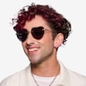 Sun Amore Gold MetalSunglass Frames for Men from EyeBuyDirect