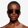 Sun Amore Gold MetalSunglass Frames for Women from EyeBuyDirect