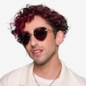 Sun Amore Rose Gold MetalSunglass Frames for Men from EyeBuyDirect