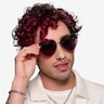 Sun Amore Noir MétalSoleil de Lunette de vue pour Hommes d'EyeBuyDirect