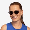 Linger Rose Gold MetalSunglass Frames for Women from EyeBuyDirect