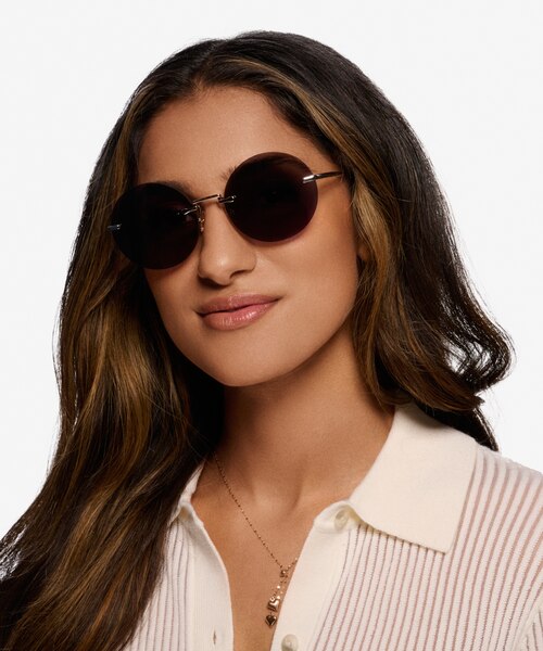 Wise Silver MetalSunglass Frames for Women from EyeBuyDirect
