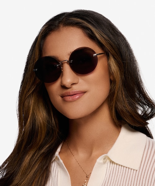 Wise Silver MetalSunglass Frames for Women from EyeBuyDirect