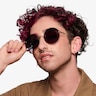 Chorus Silver MetalSunglass Frames for Men from EyeBuyDirect
