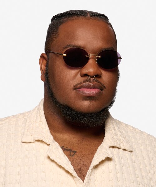 Daze Bronze MetalSunglass Frames for Men from EyeBuyDirect