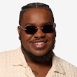 Daze Rose Gold MetalSunglass Frames for Men from EyeBuyDirect