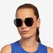 Genoa Rose Gold MetalSunglass Frames for Women from EyeBuyDirect