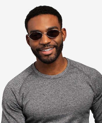 Silver Prescription Sunglasses for Men