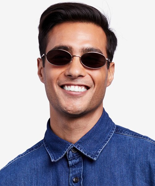 Graham Gold MetalSunglass Frames for Men from EyeBuyDirect