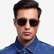 Edge Black MetalSunglass Frames for Men from EyeBuyDirect