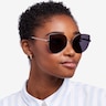 Bless Rose Gold MetalSunglass Frames for Women from EyeBuyDirect
