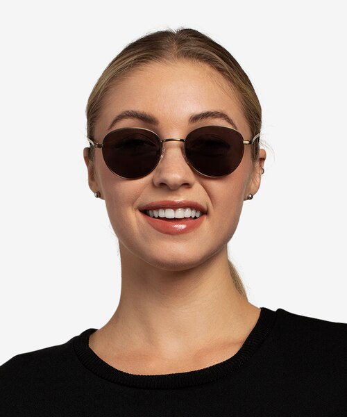 Span Bronze Acetate, MetalSunglass Frames for Women from EyeBuyDirect