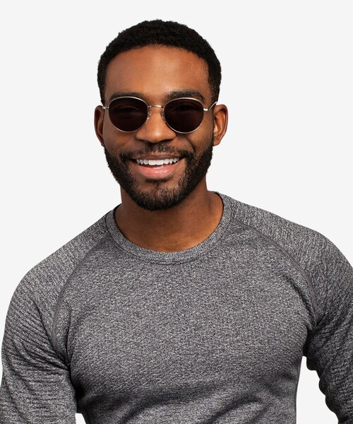 Span Gunmetal Acetate-metalSunglass Frames for Men from EyeBuyDirect