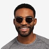 Span Gunmetal Acetate-metalSunglass Frames for Men from EyeBuyDirect