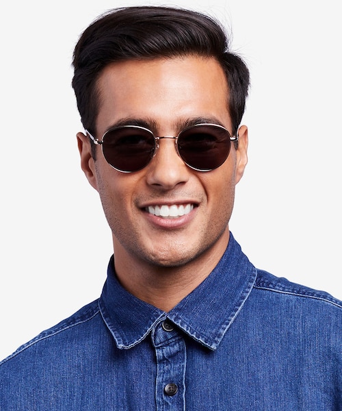 Span Gold Acetate, MetalSunglass Frames for Men from EyeBuyDirect