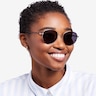 Span Gold Acetate-metalSunglass Frames for Women from EyeBuyDirect