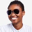 Good Vibrations Gold MetalSunglass Frames for Women from EyeBuyDirect