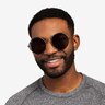 Teavee Gold MetalSunglass Frames for Men from EyeBuyDirect