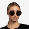 Teavee Gold MetalSunglass Frames for Women from EyeBuyDirect
