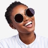 Teavee Bronze MetalSunglass Frames for Women from EyeBuyDirect