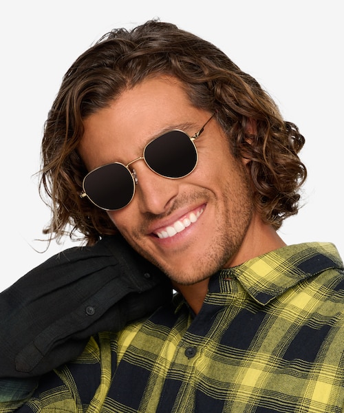 Event Gold MetalSunglass Frames for Men from EyeBuyDirect