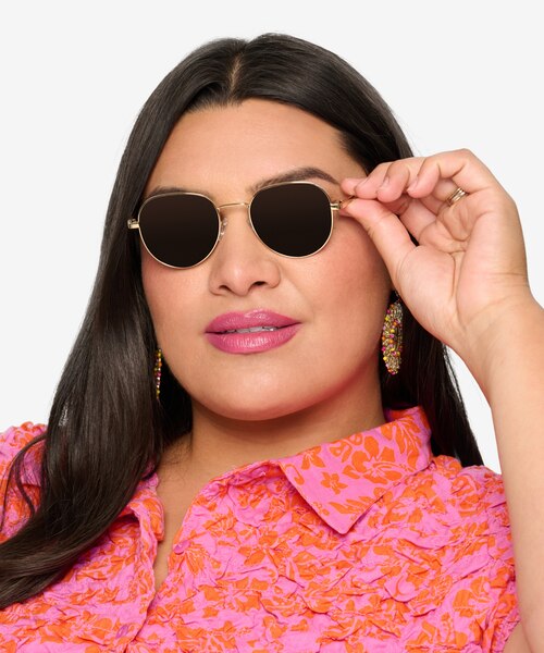 Event Gold MetalSunglass Frames for Women from EyeBuyDirect