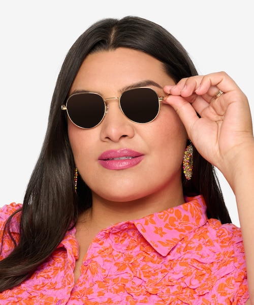Event Gold MetalSunglass Frames for Women from EyeBuyDirect