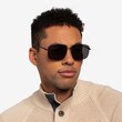 Ryker Black MetalSunglass Frames for Men from EyeBuyDirect