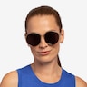 Sage Gold MetalSunglass Frames for Women from EyeBuyDirect